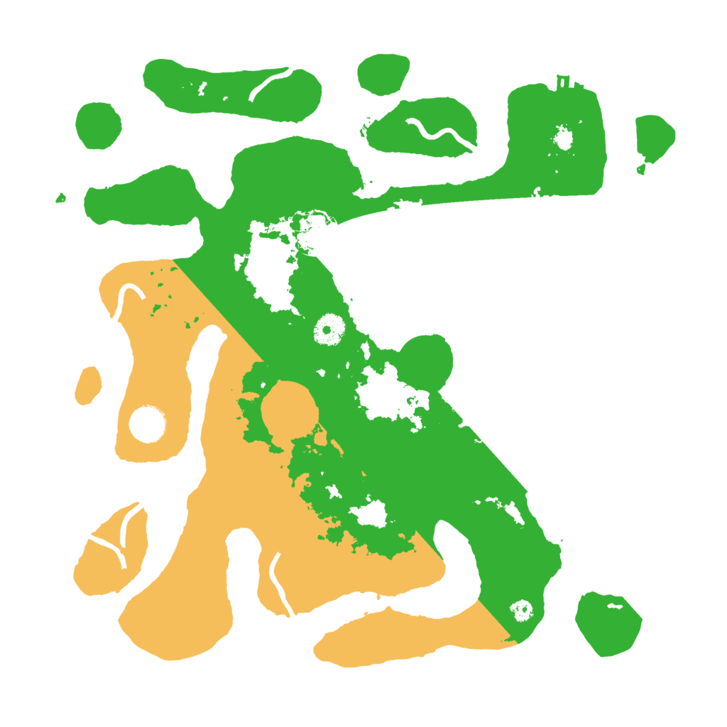 Biome Rust Map: Procedural Map, Size: 3500, Seed: 3051186