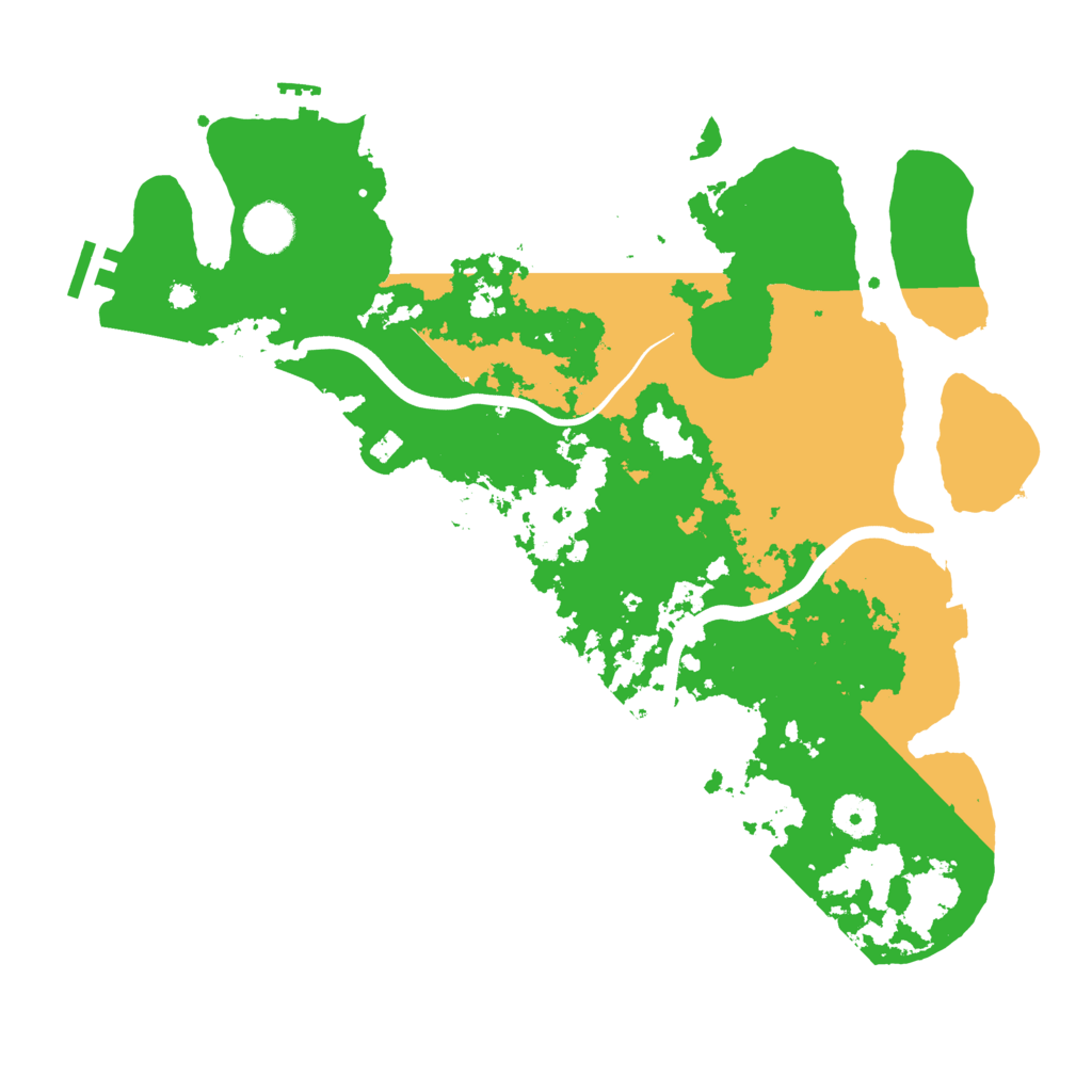 Biome Rust Map: Procedural Map, Size: 3800, Seed: 4113029