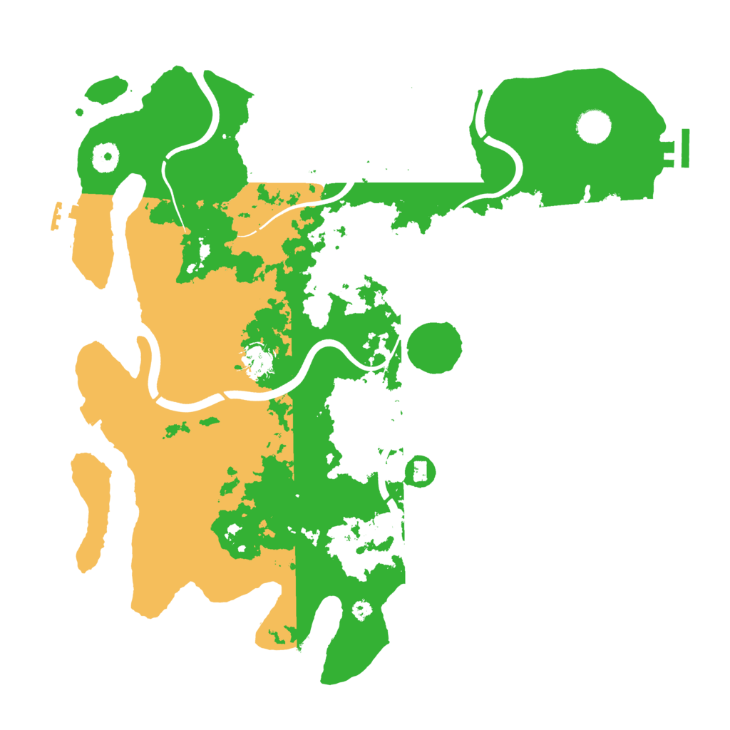 Biome Rust Map: Procedural Map, Size: 3800, Seed: 1088373