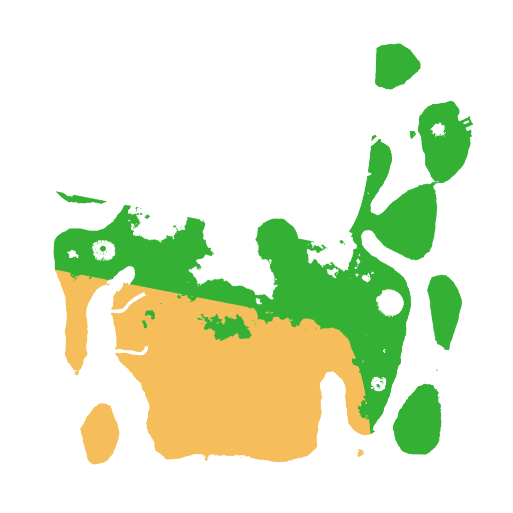 Biome Rust Map: Procedural Map, Size: 3500, Seed: 3278286