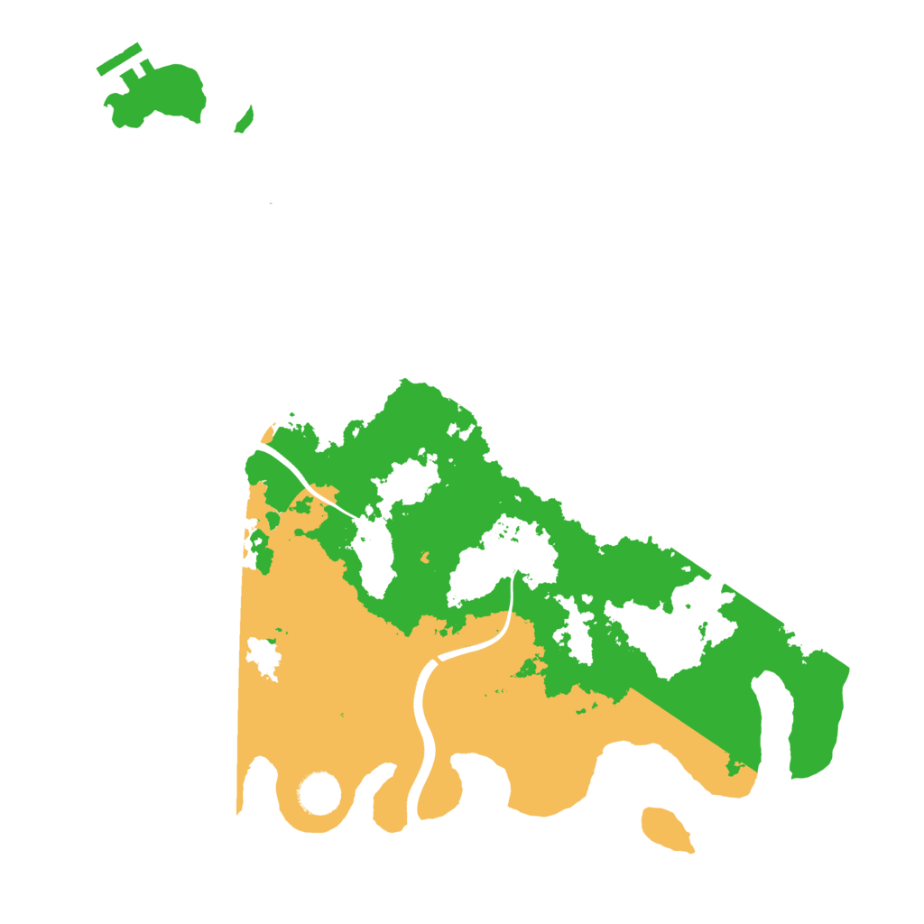 Biome Rust Map: Procedural Map, Size: 3800, Seed: 1349101