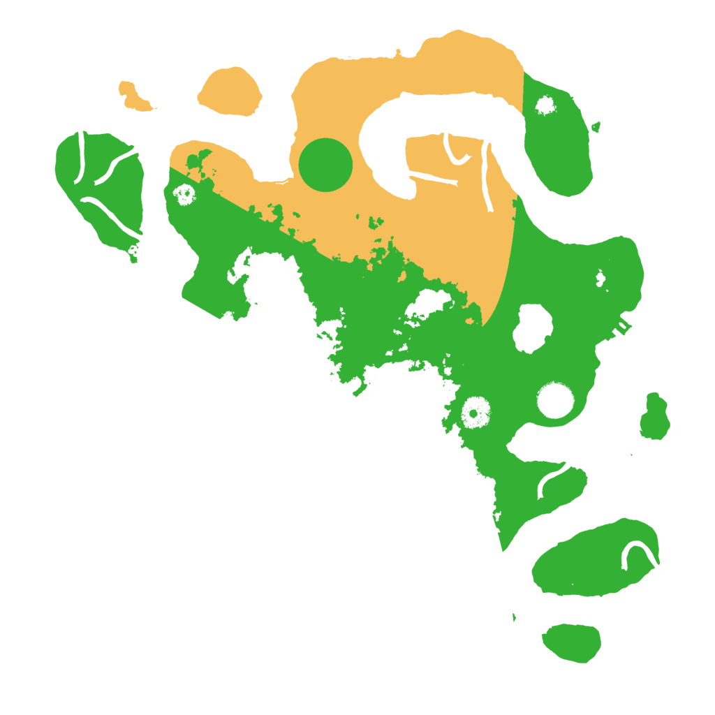 Biome Rust Map: Procedural Map, Size: 3500, Seed: 4257690