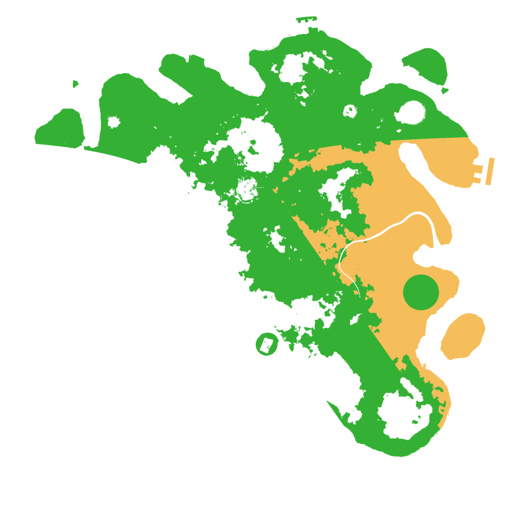 Biome Rust Map: Procedural Map, Size: 3800, Seed: 3112423