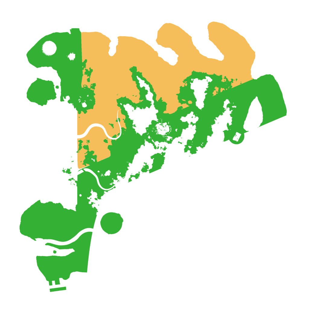 Biome Rust Map: Procedural Map, Size: 3800, Seed: 2165065