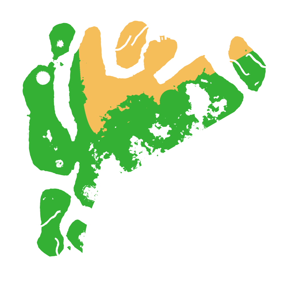 Biome Rust Map: Procedural Map, Size: 3800, Seed: 1317191