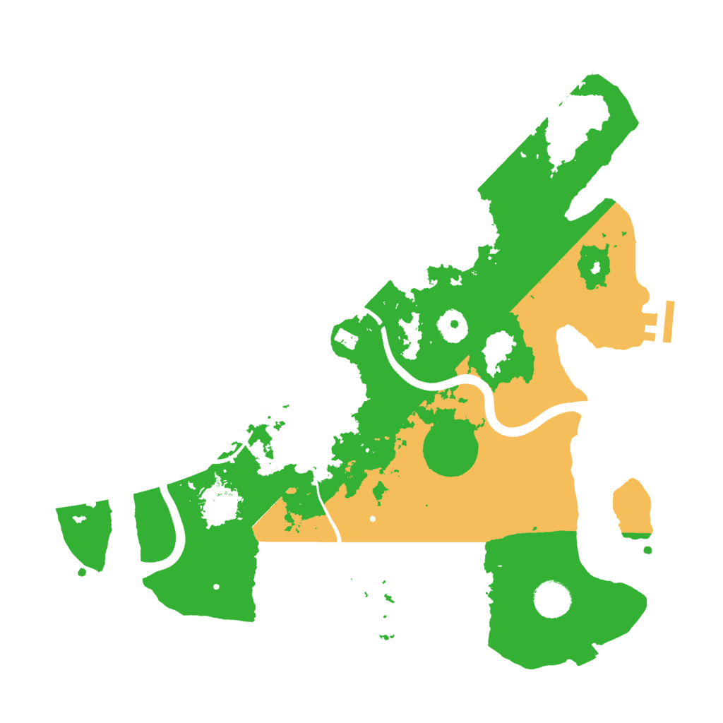 Biome Rust Map: Procedural Map, Size: 3500, Seed: 4811767