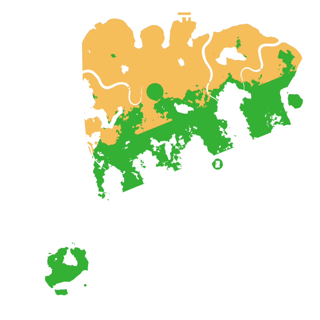 Biome Rust Map: Procedural Map, Size: 5000, Seed: 2814