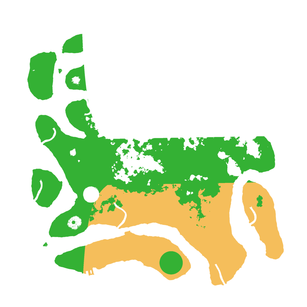 Biome Rust Map: Procedural Map, Size: 3500, Seed: 5330780
