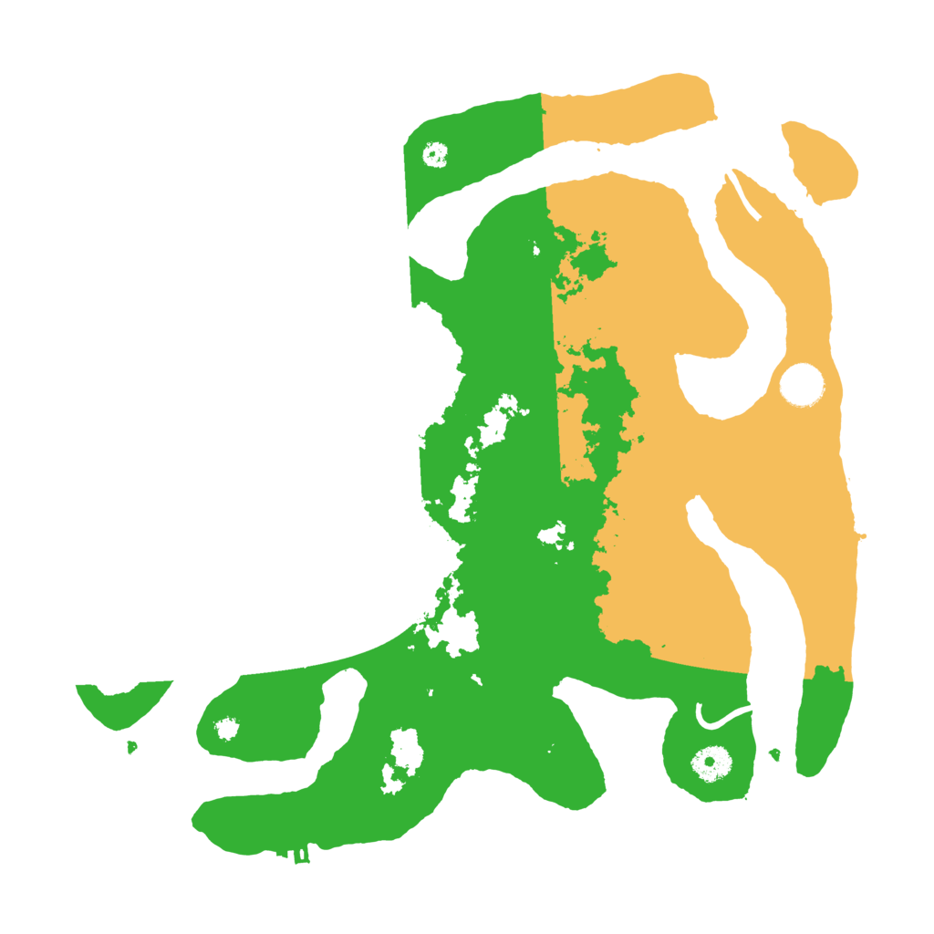 Biome Rust Map: Procedural Map, Size: 3800, Seed: 596398