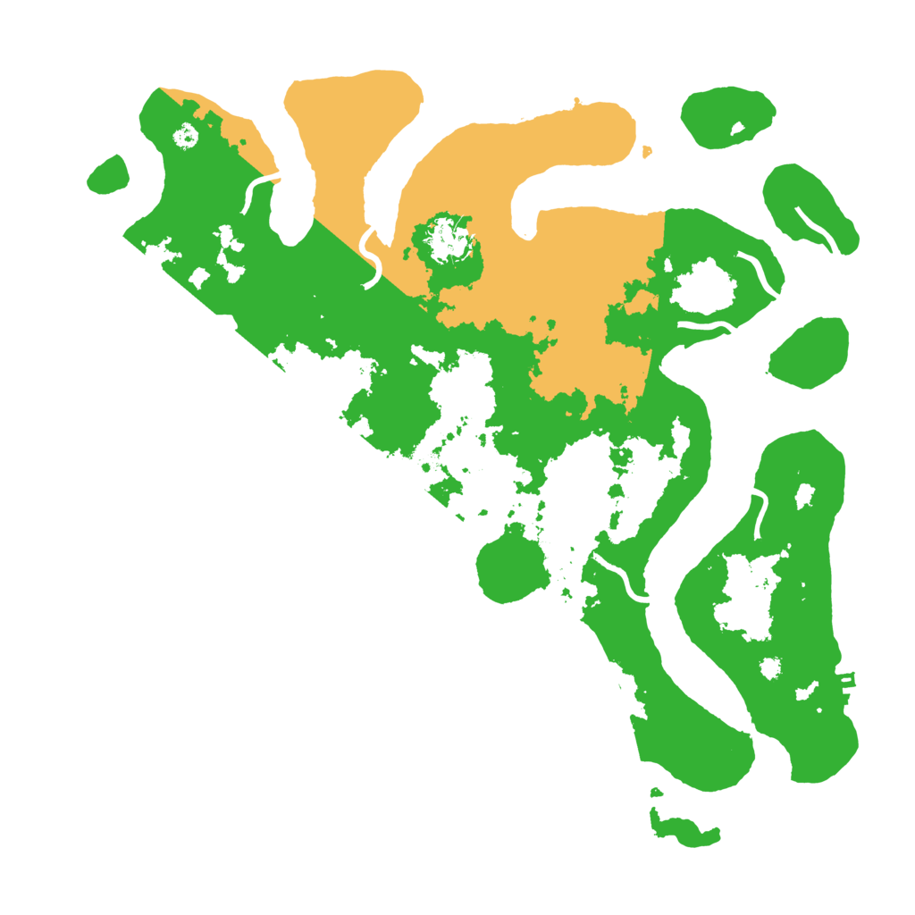 Biome Rust Map: Procedural Map, Size: 3800, Seed: 2454989