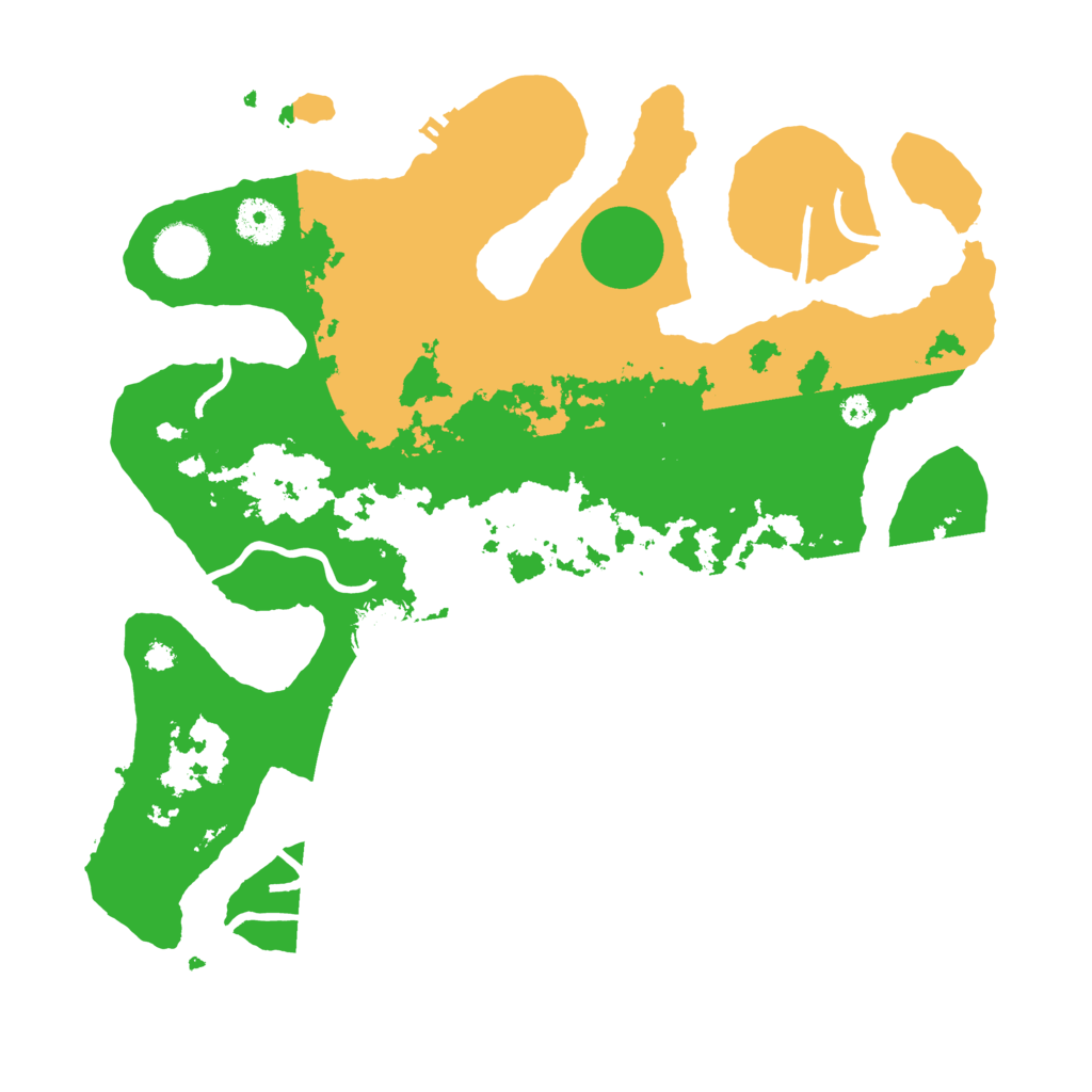 Biome Rust Map: Procedural Map, Size: 3500, Seed: 1611224