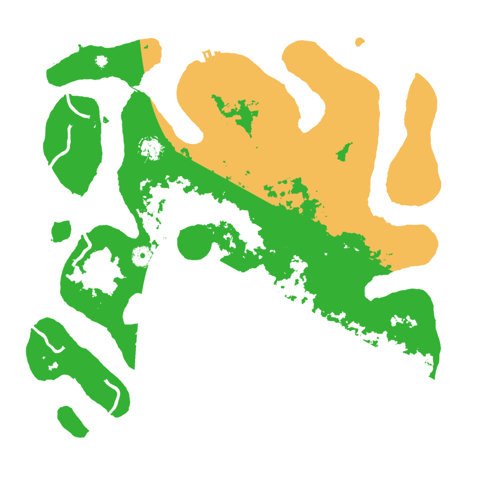 Biome Rust Map: Procedural Map, Size: 3800, Seed: 719057