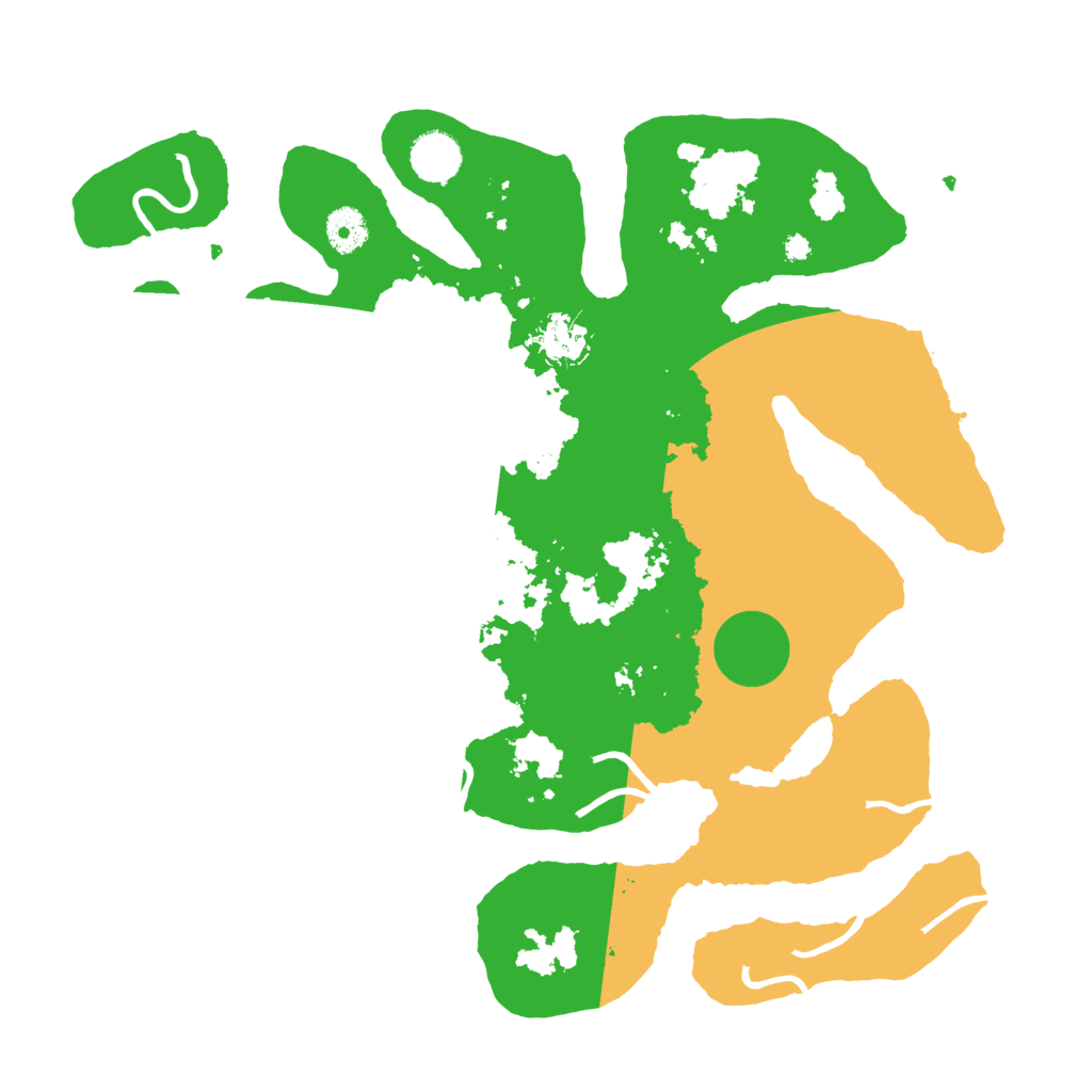 Biome Rust Map: Procedural Map, Size: 3800, Seed: 2074268