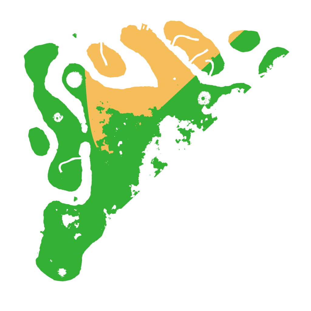 Biome Rust Map: Procedural Map, Size: 3500, Seed: 6317679