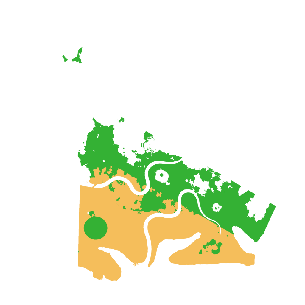 Biome Rust Map: Procedural Map, Size: 3500, Seed: 2702213