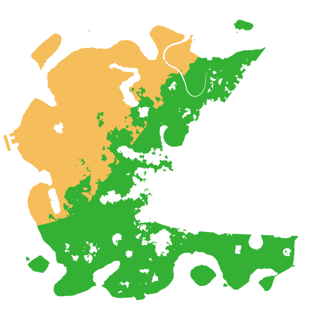 Biome Rust Map: Procedural Map, Size: 4000, Seed: 648302