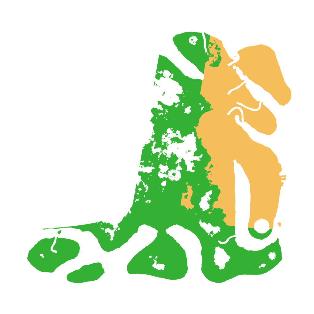 Biome Rust Map: Procedural Map, Size: 3800, Seed: 2711833