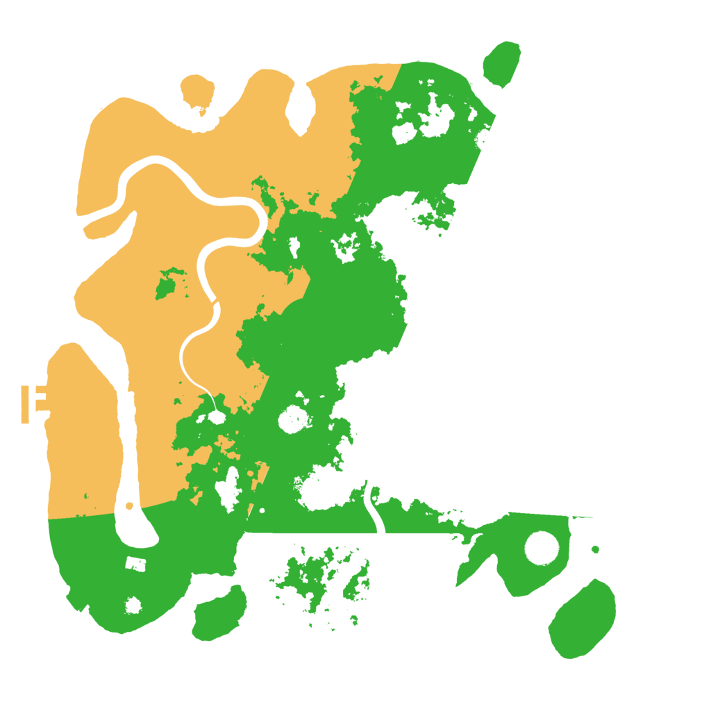 Biome Rust Map: Procedural Map, Size: 3800, Seed: 5928826