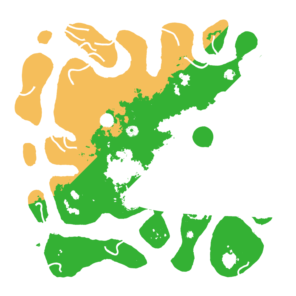 Biome Rust Map: Procedural Map, Size: 3800, Seed: 6109407