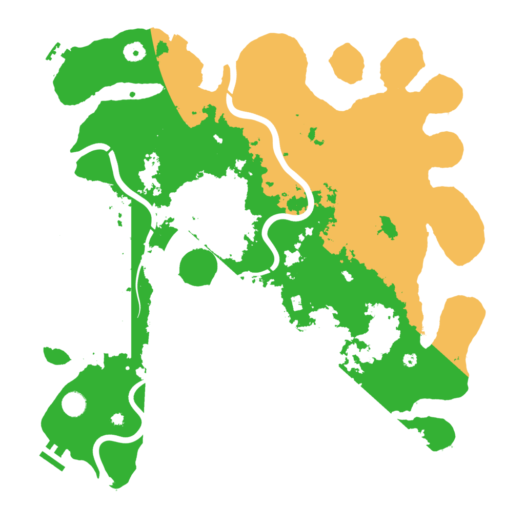 Biome Rust Map: Procedural Map, Size: 3800, Seed: 4228165
