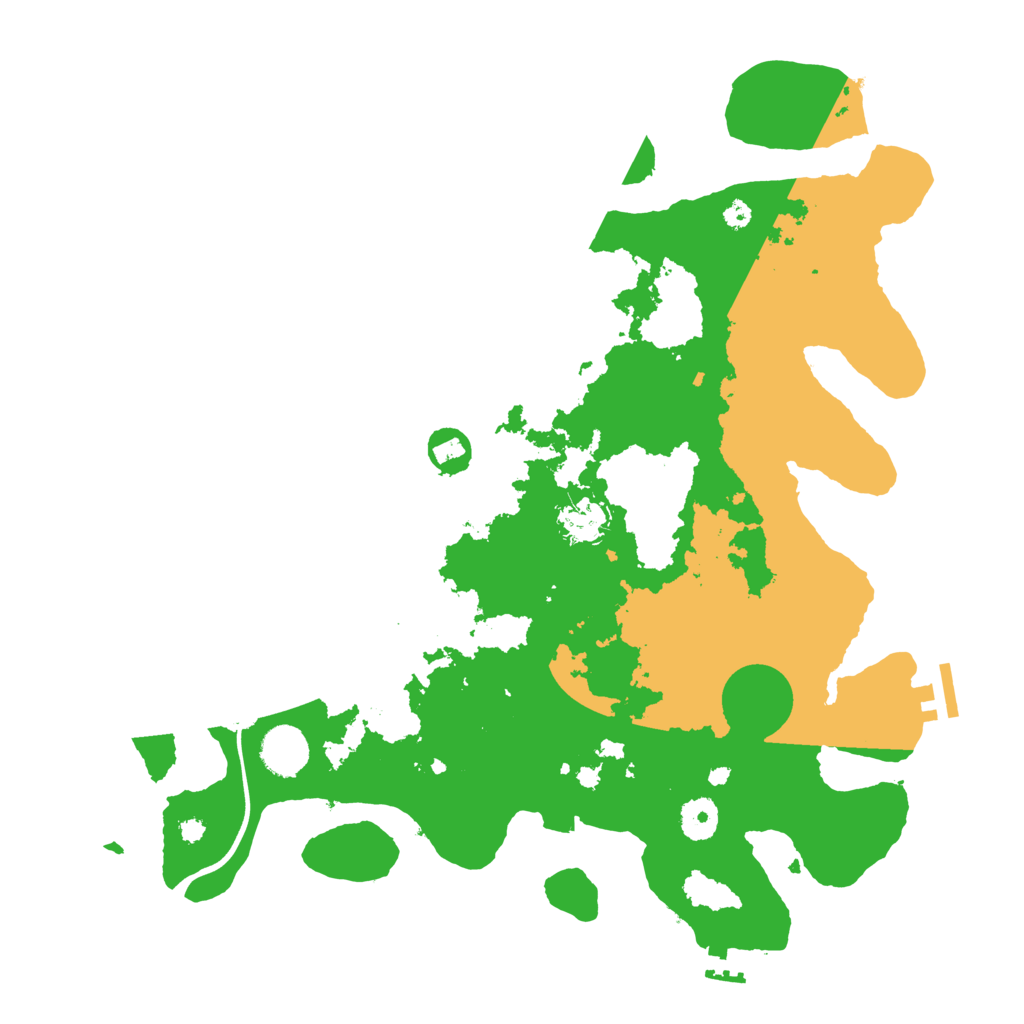 Biome Rust Map: Procedural Map, Size: 3800, Seed: 5643926