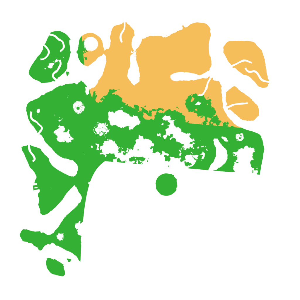 Biome Rust Map: Procedural Map, Size: 3800, Seed: 4625909