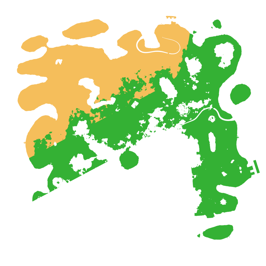 Biome Rust Map: Procedural Map, Size: 4000, Seed: 470732