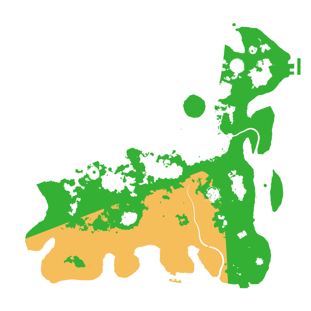Biome Rust Map: Procedural Map, Size: 3800, Seed: 3597909