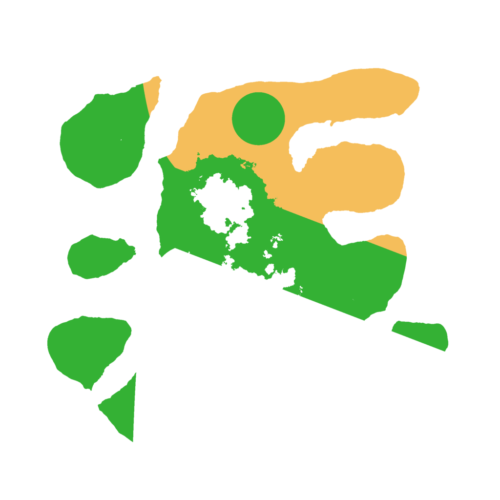 Biome Rust Map: Barren, Size: 2500, Seed: 699357