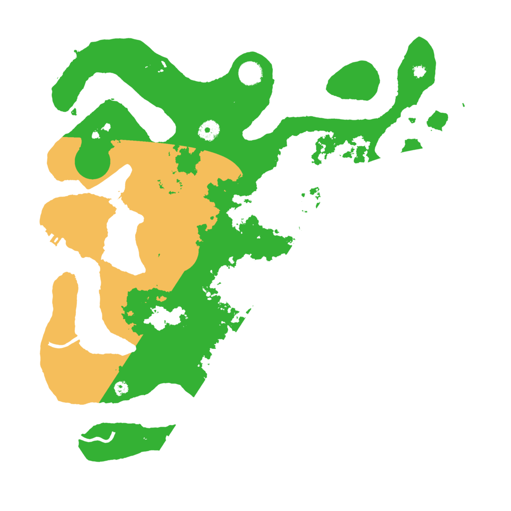 Biome Rust Map: Procedural Map, Size: 3800, Seed: 941005