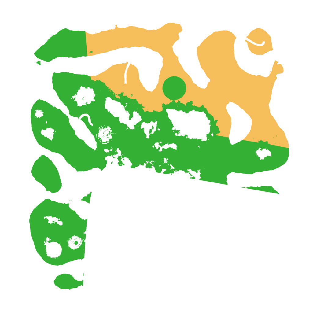 Biome Rust Map: Procedural Map, Size: 3500, Seed: 887559