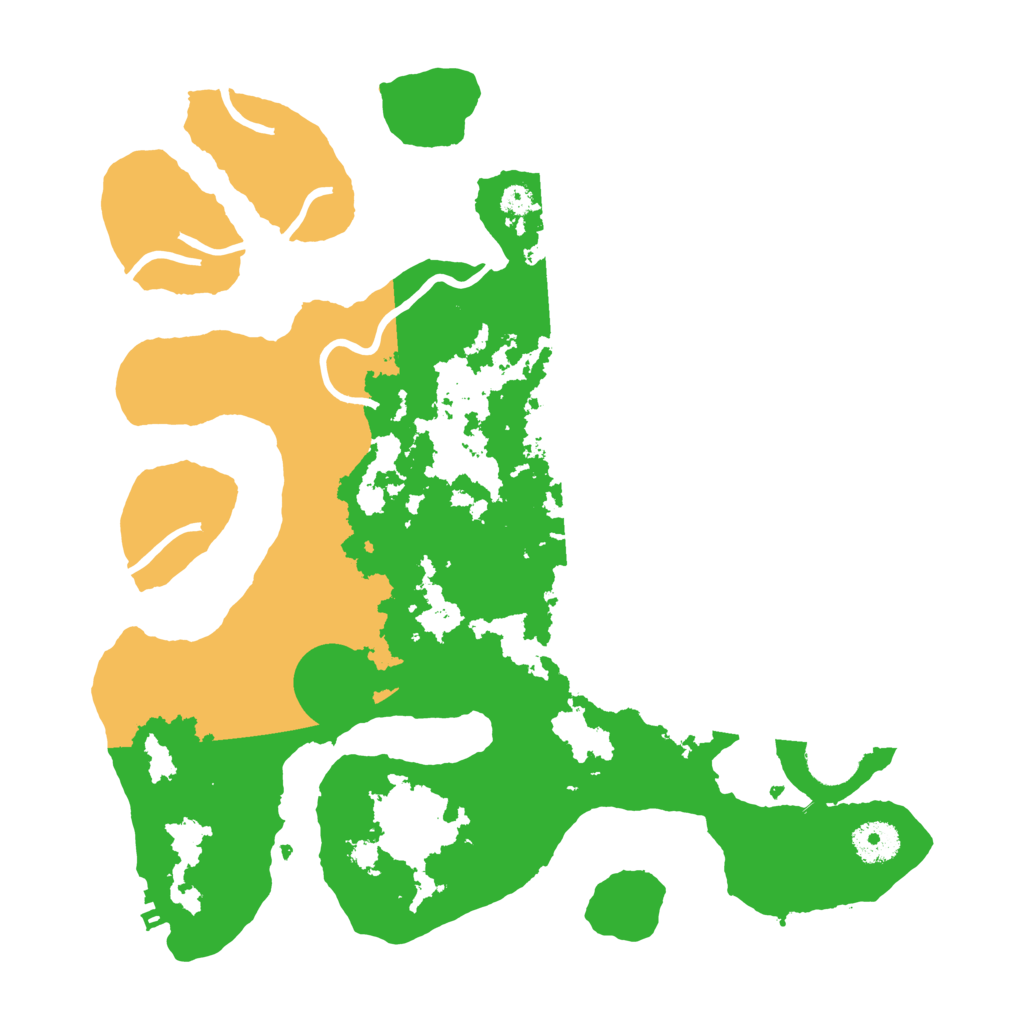 Biome Rust Map: Procedural Map, Size: 3500, Seed: 2682129