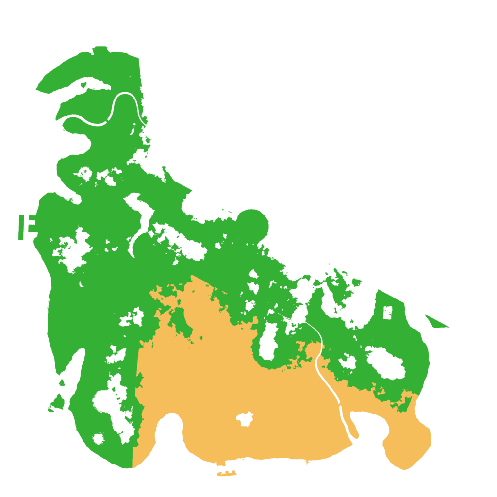 Biome Rust Map: Procedural Map, Size: 4000, Seed: 302927