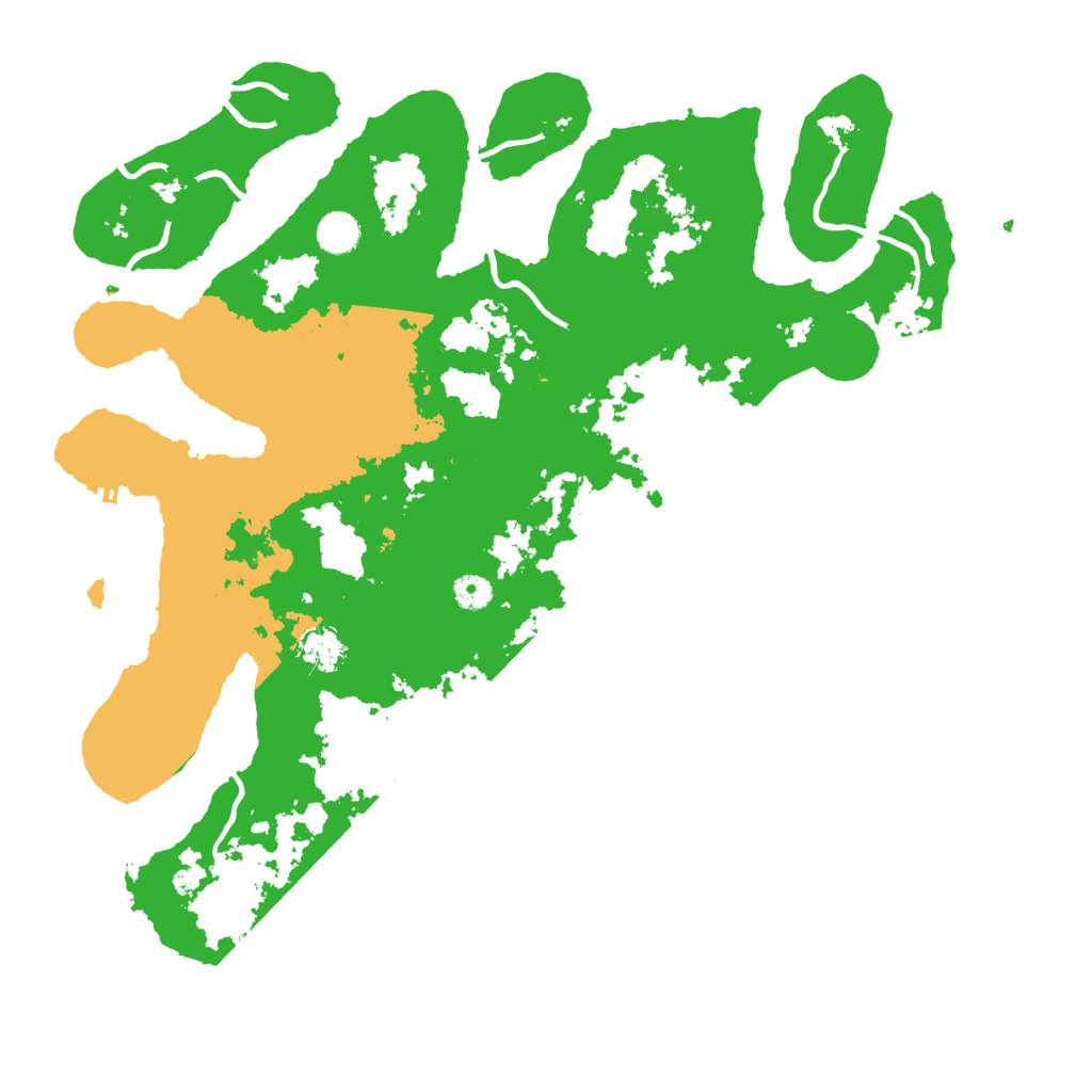 Biome Rust Map: Procedural Map, Size: 4500, Seed: 516734