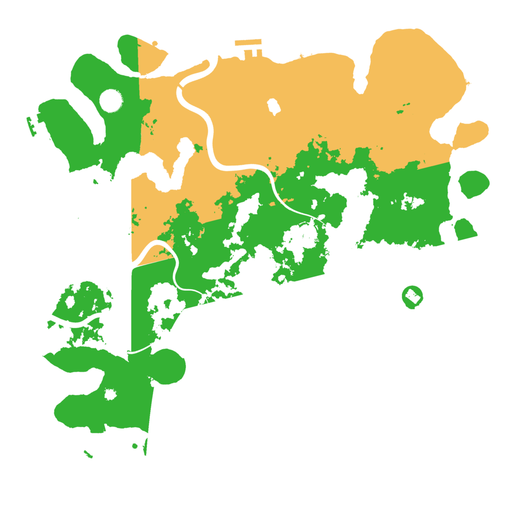 Biome Rust Map: Procedural Map, Size: 4000, Seed: 100918