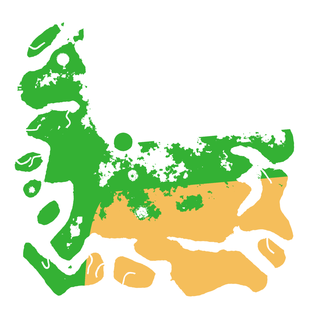 Biome Rust Map: Procedural Map, Size: 4500, Seed: 4116115