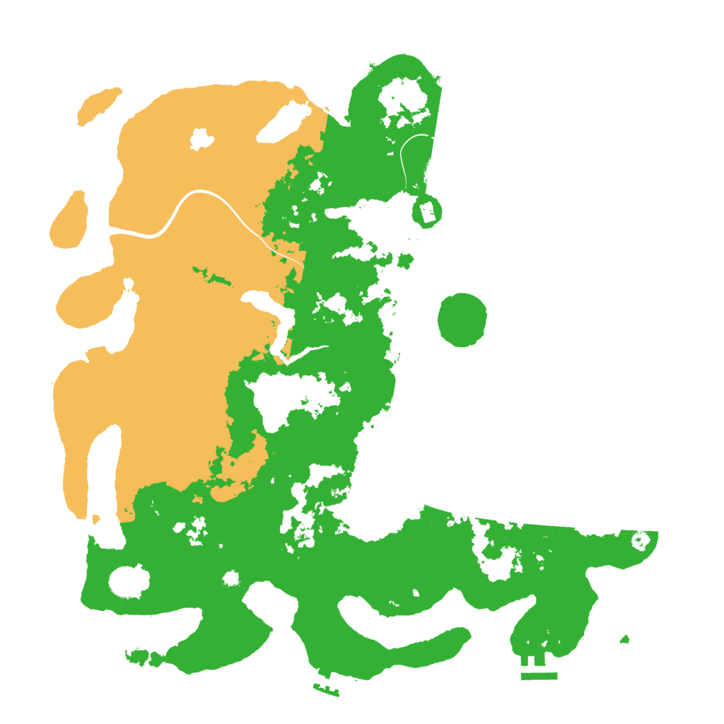 Biome Rust Map: Procedural Map, Size: 4000, Seed: 124531