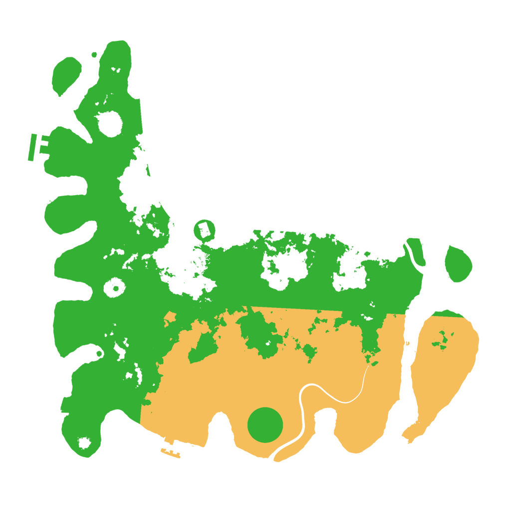 Biome Rust Map: Procedural Map, Size: 3800, Seed: 6290062
