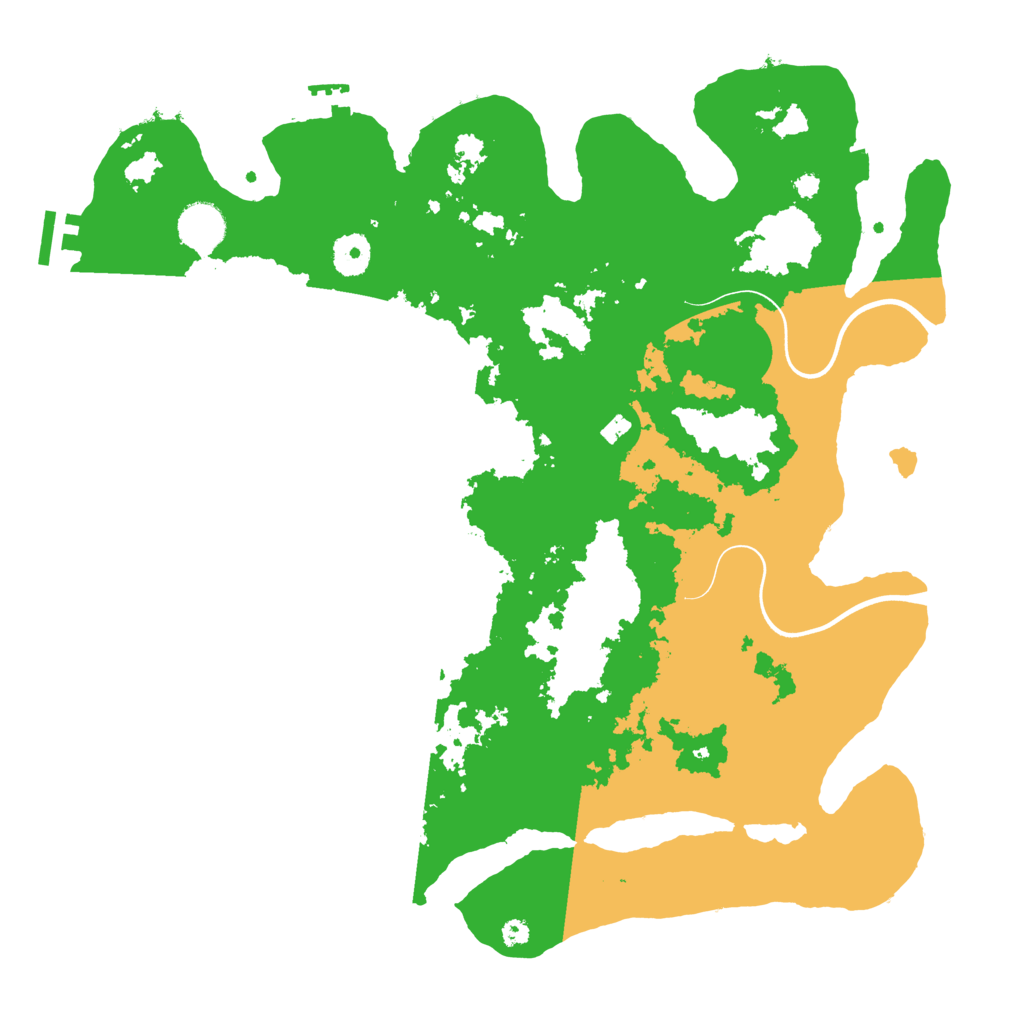 Biome Rust Map: Procedural Map, Size: 3800, Seed: 6250644