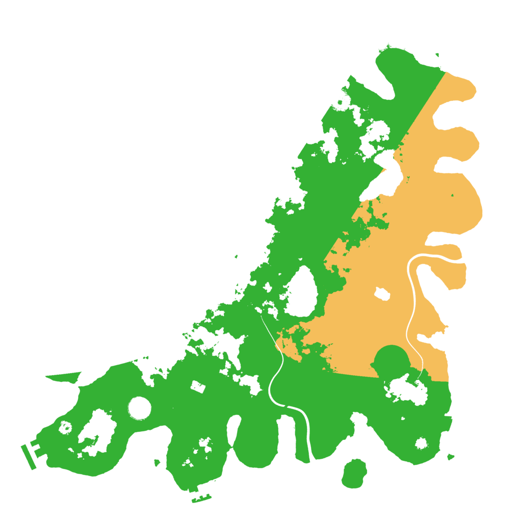 Biome Rust Map: Procedural Map, Size: 4000, Seed: 2130999665