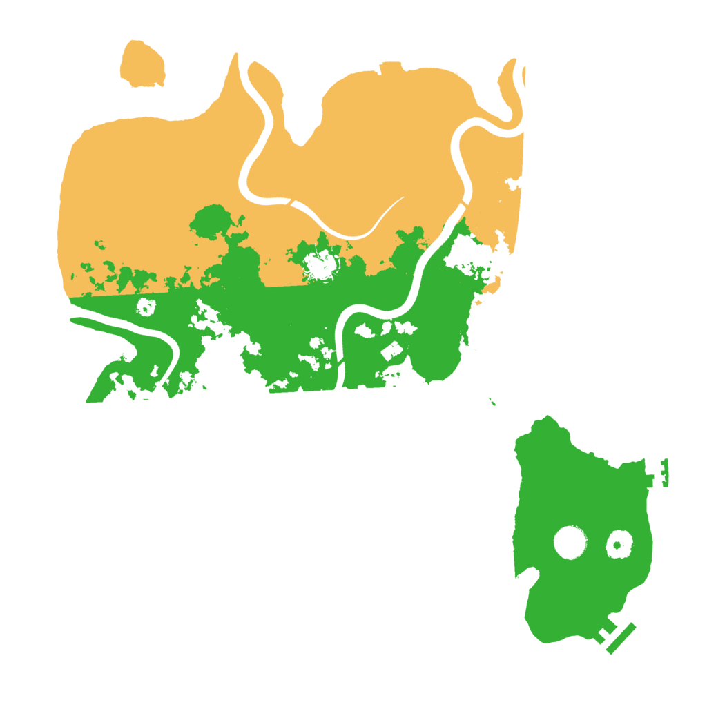 Biome Rust Map: Procedural Map, Size: 3800, Seed: 1914057