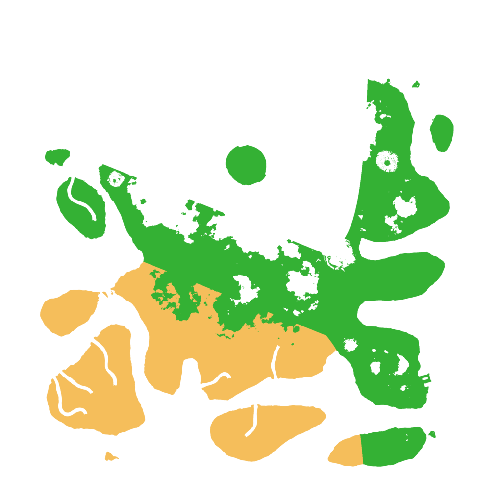 Biome Rust Map: Procedural Map, Size: 3500, Seed: 1673148