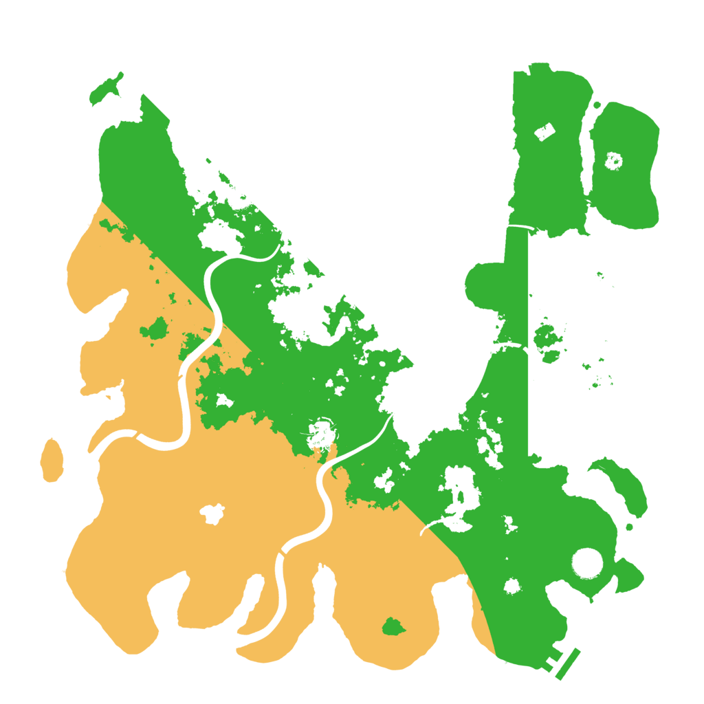 Biome Rust Map: Procedural Map, Size: 4000, Seed: 830849