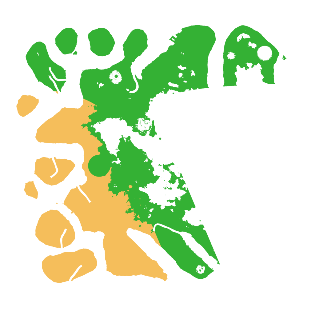 Biome Rust Map: Procedural Map, Size: 3800, Seed: 559445565