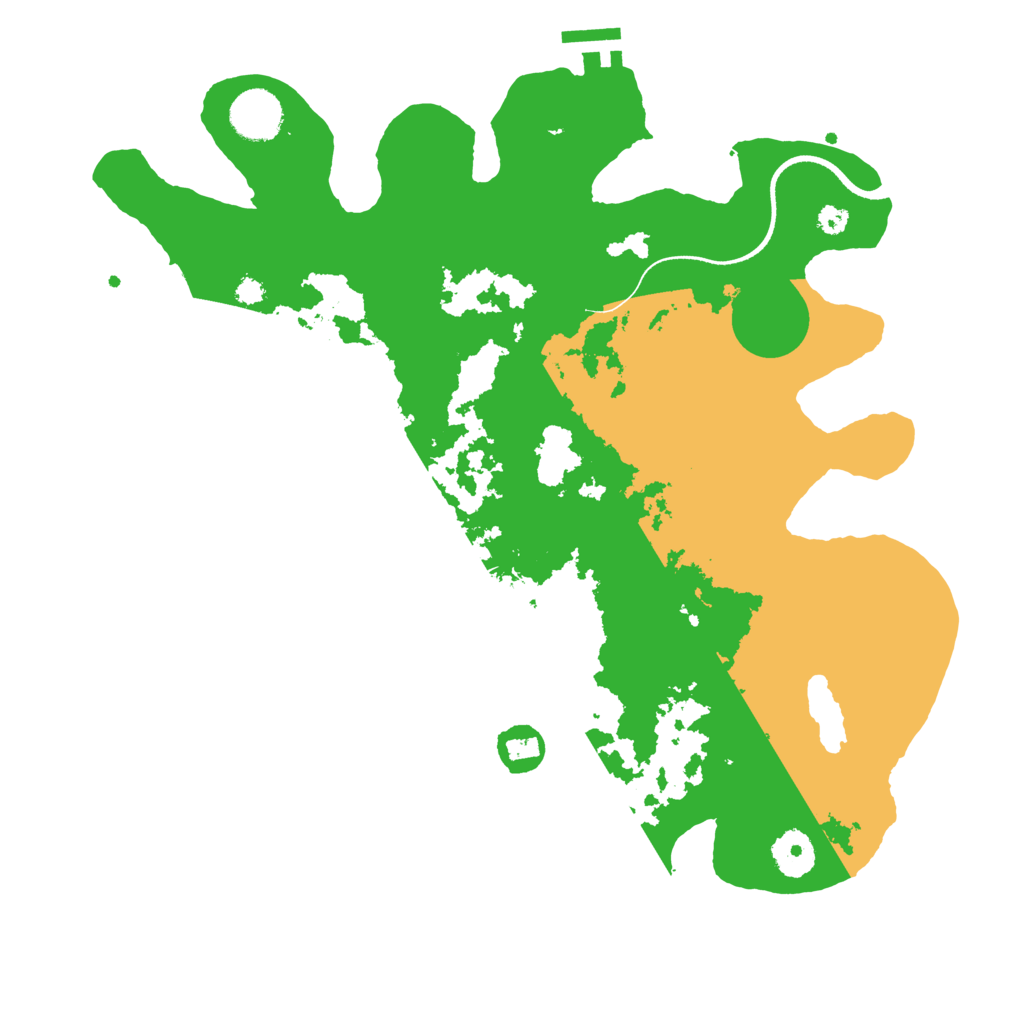 Biome Rust Map: Procedural Map, Size: 3500, Seed: 1635842