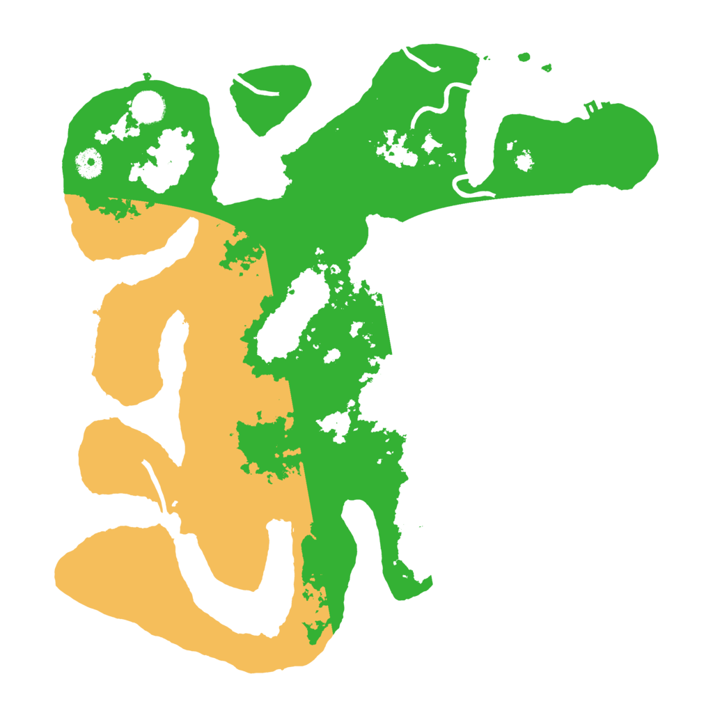 Biome Rust Map: Procedural Map, Size: 3800, Seed: 6186320