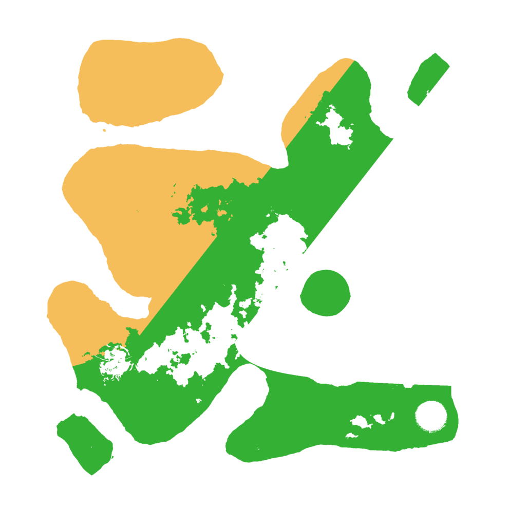 Biome Rust Map: Barren, Size: 3000, Seed: 4