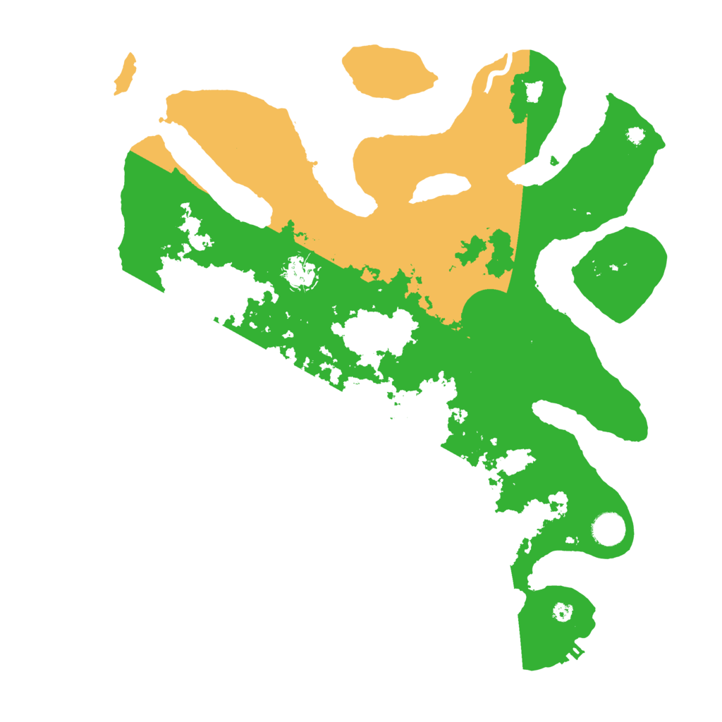 Biome Rust Map: Procedural Map, Size: 3800, Seed: 145789