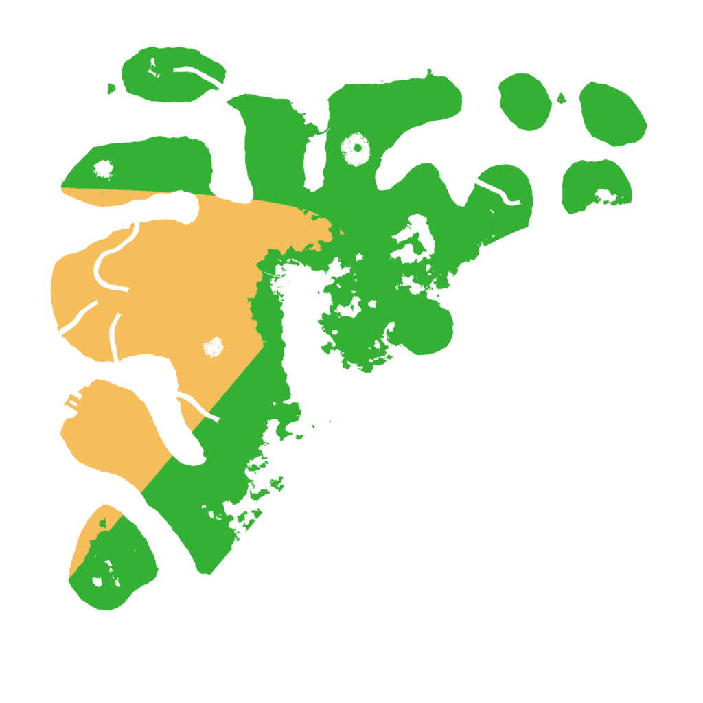 Biome Rust Map: Procedural Map, Size: 3500, Seed: 3735067