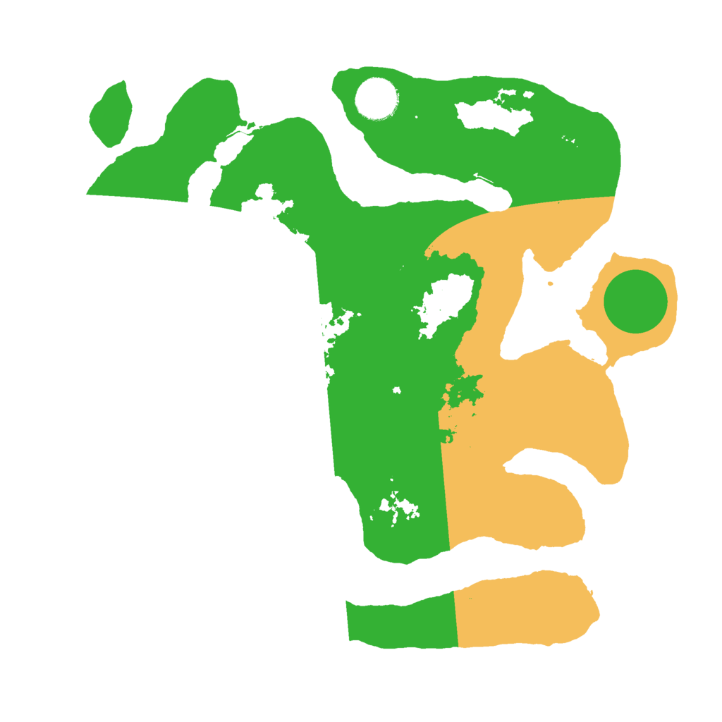 Biome Rust Map: Barren, Size: 3000, Seed: 275545